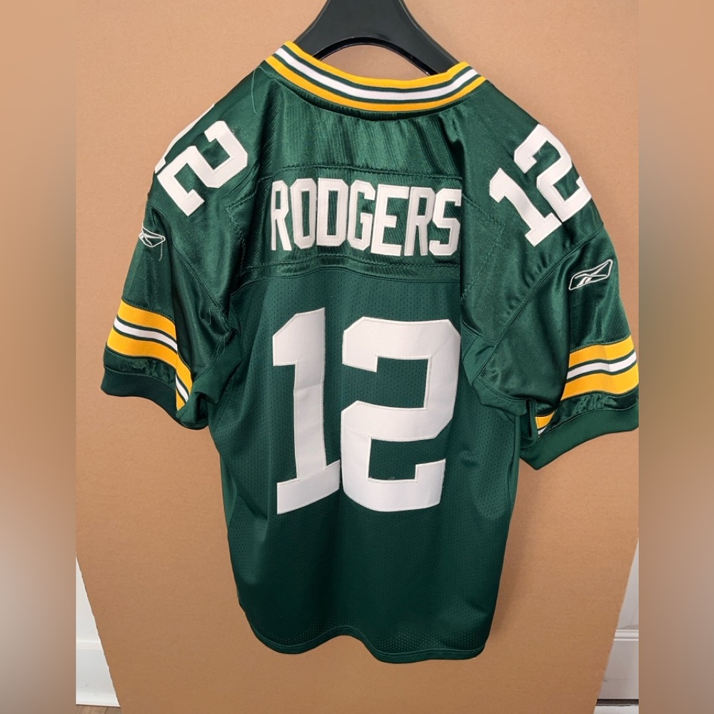 Reebok NFL ON FIELD Green Bay Packers Aaron Rodgers #12 Jersey Men’s Size 48 XL